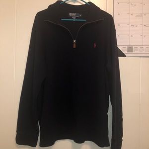 1/4 zip Polo sweater